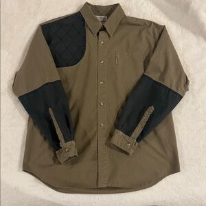 Men's Two-Tone Button-Up Shirt